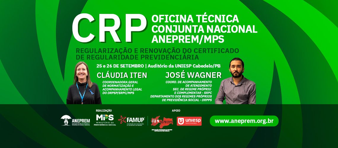CRP – OFICINA TÉCNICA CONJUNTA NACIONAL ANEPREM/MPS
