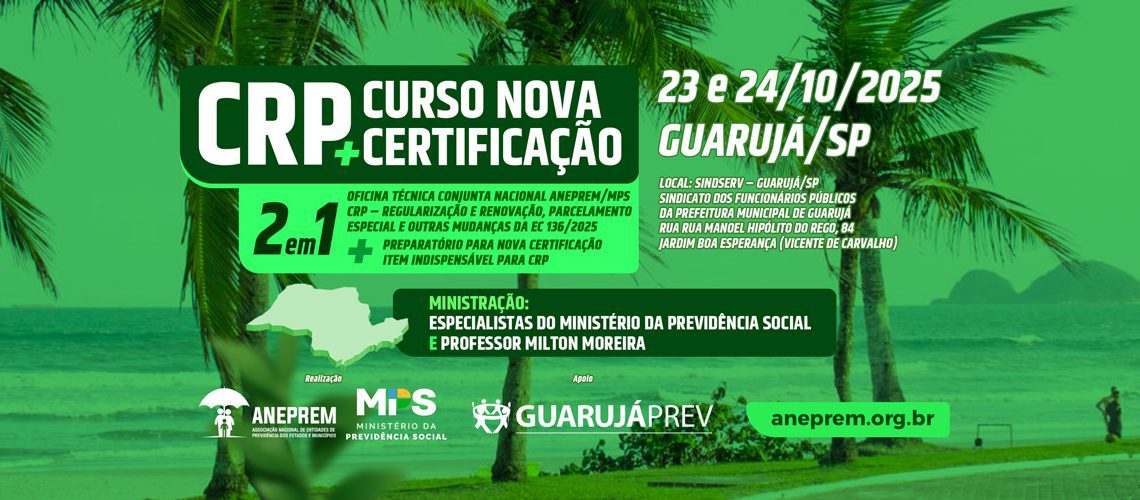 CRP + Nova Certificação