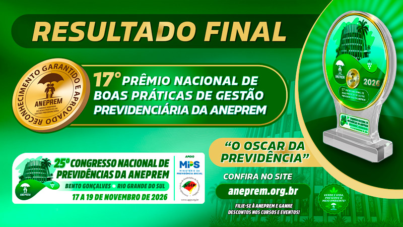 ANEPREM DIVULGA O RESULTADO FINAL DO 17º PRÊMIO NACIONAL